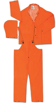 MCR 2413 3-Piece Orange Classic Plus Rain Suit