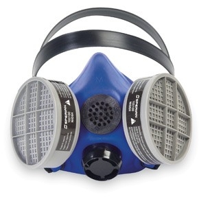 Sperian B220000 Survivair Blue 1 (NOISH) S-Series Half Mask Respirator With Speaking Diaphragm - Medium