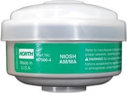 North Safety N75004L Protection From Ammonia And Methylamine Respirator Cartridge