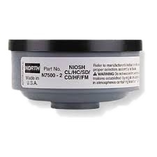 North Safety N75003L Protection From Organic Vapors And Acid Gases Respirator Cartridge