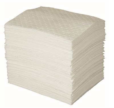 SPC SPC100 15" x 19" Heavy Weight MAXX Enhanced SPC Oil Sorbent Pads