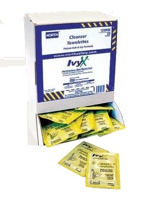 North Safety 122015X Ivy XT Cleanser Towelette Dispenser Pack