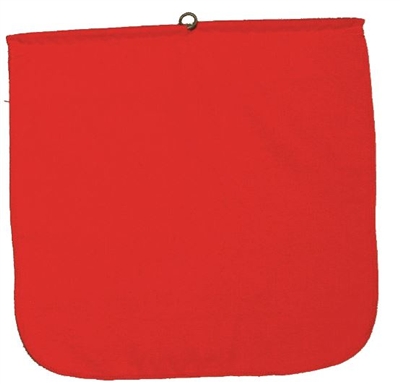 2W International OH16-C 16" x 16" Red Cotton Overhang Truck Flag