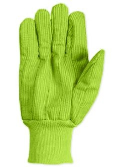 Southern Glove ICHF18FG Fluorescent Green Poly/Cotton Glove - Import