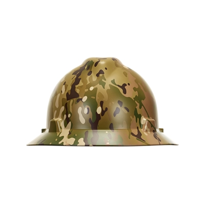 MSA 10204784 Multi Camo V-Gard Hydro Dip Slotted Hard Hat