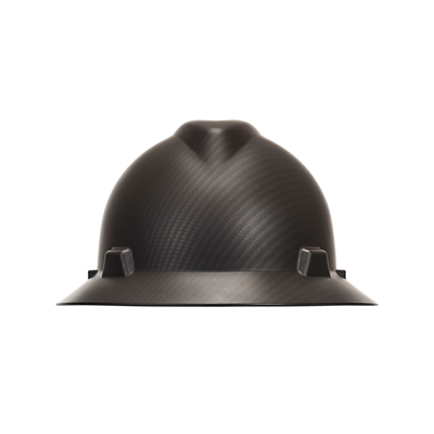 MSA 10204786 Sport Carbon Fiber V-Gard Hydro Dip Slotted Hard Hat