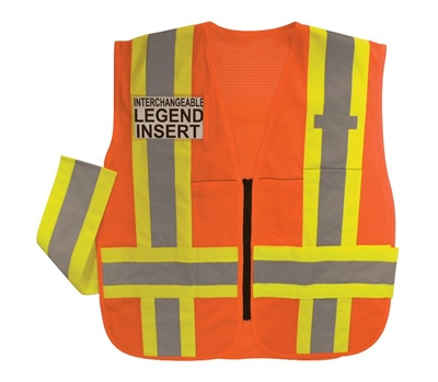 2W International IC113MC-2 Orange Class 2 Incident Command Vest