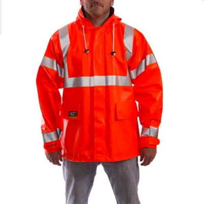 Tingley J44129 Eclipse Fluorescent Orange-Red Jacket