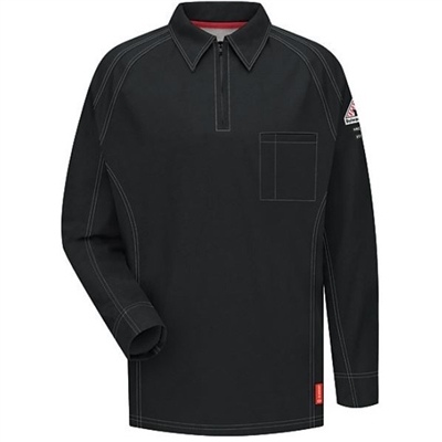 Bulwark QT12 iQ Series Flame Resistant Long Sleeve Polo