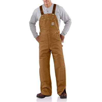 Carhartt R02 Quilt Lined Duck Bib Overall