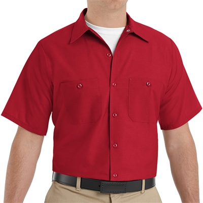 Red Kap SP24 Men's Industrial Short Sleeve Work Shirt