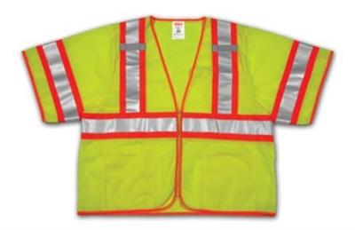 Tingley V70332 Lime Class 3 Vest - Two-Tone