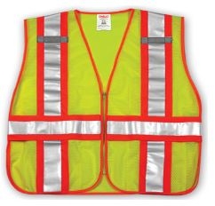 Tingley V70832 Lime Class 2 Vest - Two-Tone - Adjustable